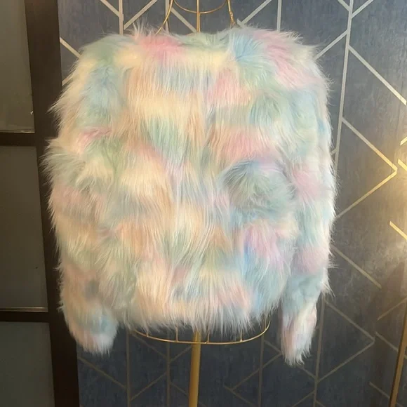 superdown Pastel Dream Teddy Jacket - Picture 2 of 11